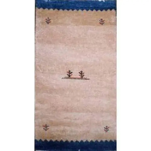 Indian Hand-Knotted Gabbeh Rug 4'6" X 2'6"